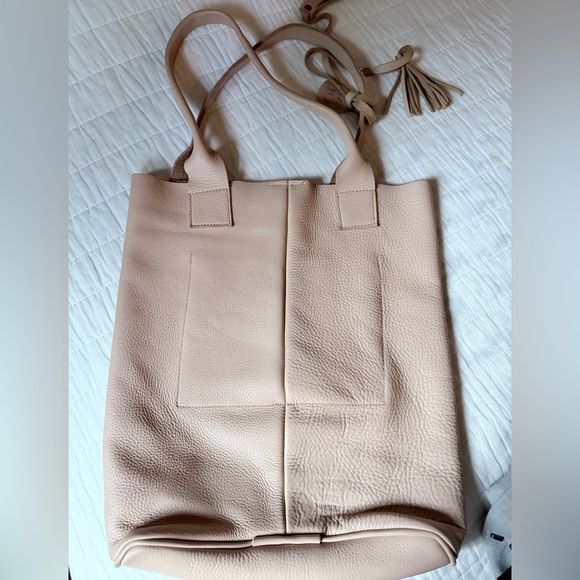 Elegant pinkish beige Tote Bag (AG Alma De Gaucho) - Picture 2 of 7